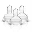 Medela Slow Flow Spare Nipples with Wide Base, Compatible with Medela Storage Bottles, Made Without BPA, 3 Count (Pack of 1)