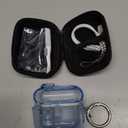 Valkit Compatible with Apple Airpods Pro 3 Case 2025, Clear Magnetic Automatic Lock Cases with Phone Stand &Cleaning Kit for Air pod Pro 3 Gen, iPods Pro 3 Earbuds Keychain Case for Airpod Pro 3, Blue