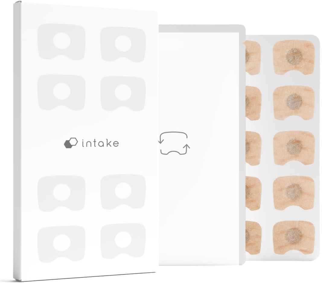 Intake Breathing Refill Tabs (30 Count)  Magnetic Nasal Strips for Sleeping  Snoring Solution  for Better Breathing, Sleep & Exercise, All-Night Comfort