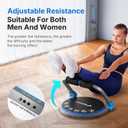 MERACH Ab Machine, Sit Up Exercise Equipment with 3 Adjustable Resistance Levels, Automatic Rebound Ab Crunch Machine for Core Workout, Ab Workout Equipment for Stomach