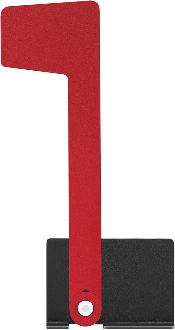 Ozland Professional Multi-Directional Mailbox Flag, Galvanized Steel Mailbox Replacement Flag Kit, Tool Free Installation, for Wall-Mount and Post-Mount Mailboxes (Heavy Duty Metal Material)