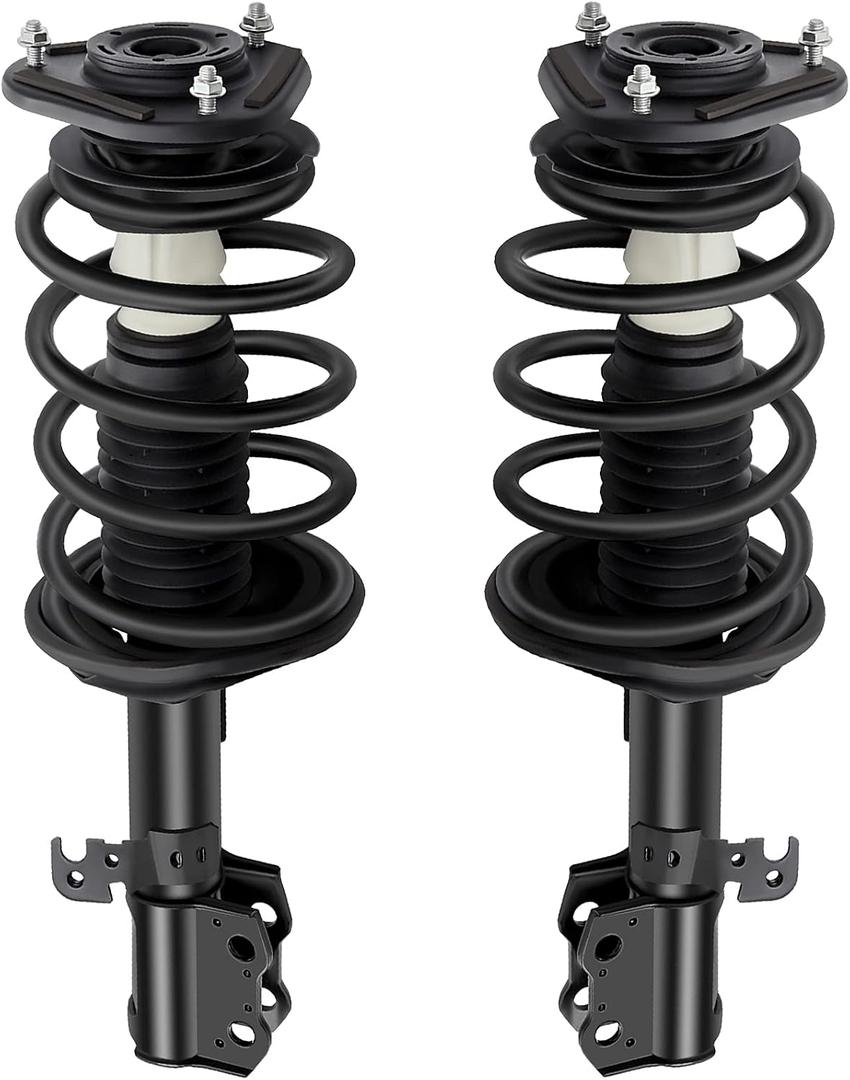 CCIYU Front Struts Shock Coil Spring assembly Fits for 2003 2004 2005 2006 2007 2008 for Toyota Corolla 172115 172114 Quick Struts and struts