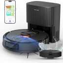 Robot Vacuum and Mop Self-Emptying, 5000Pa Robotic Vacuums, 60 Days Hands-Free, 3-in-1 LiDAR Robot Vacuum Cleaner,No-Go Zones,Perfect for Carpets, Hard Floors, and Pet Hair