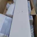 Modern L-Shaped Sectional Sofa with Chaise Lounge, 4-Seater Leather Couch with High-Density Foam Cushions, for Living Room, Apartment, Studio, Easy Assembly, Pearl White