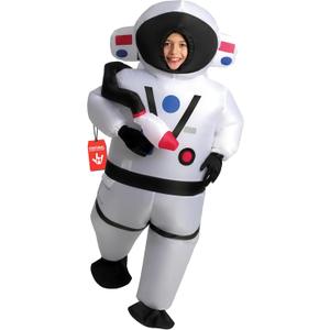 Morph Inflatable Astronaut Costume Kids, NASA Space Suit Kids, Blow Up Astronaut Costume, Inflatable Astronaut Space Costume, One Size, 6 - 12Y