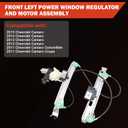 751-841 Front Left Power Window Regulator and Motor Assembly Compatible with Chevy Camaro 2011 2012 2013 2014 2015