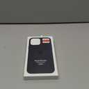 Apple iPhone 13 Pro Max Silicone Case with MagSafe and Camera Control: Lightweight Phone Case, Wireless Charging Compatible, Smooth Matte Finish, Black