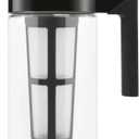 Takeya Patented Deluxe Cold Brew Coffee Maker, 1 qt, Black