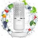 Fruit and Vegetable Washing Machine - Electric Food Purifier with OH-ion Purification Technology and Capsule Shape, Kitchen Ideas for Cleaning Fruit,Veggie,Rice,Tableware