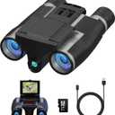 Anweller Binoculars with Camera, 12x32 High Powered Compact Binoculars for Adults and Kids, for Bird Watching, Cruise Ship, Hunting, Travel, Hiking, Sport Games, Concert