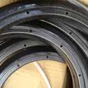 Wheelchair Rear Wheel Replacement Tire, 24 "X 1" Universal Flat-Free Polyurethane Tire,Equipped with installation tools, Wheelchair accessories for all brands(1 Pair)