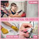 Household Tool Advent Calendar for Women Teen Girls, 24 Days Pink Countdown Calendar of Household Repair Tool Kit Christmas Suprise Gifts for Wife Daughter Sister DIY Lovers