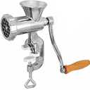 Gavigain Manual Meat Grinder, Stainless Steel Hand Crank Meat Vegetable Grinding Machine, Heavy Duty Manual Meat Grinding Machine for Homemade Burger Patties, Ground Beef and More