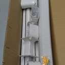 4" 19.5Ft Mini Split Line Set Cover, PVC Ductless Air Conditioner Decorative Pipe, Pump Covers, AC Line Cover Kit, for Outside Units Air Conditioners & Heat Pumps, All in One Set