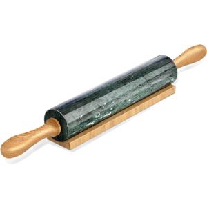 Koville Marble Rolling Pin, Non-Stick Stone Dough Roller, Rolling Pin for Baking,Pasta, Dumpling, Ravioli, Fondant,Pie Crust, Kitchen Baking Pastry Tools