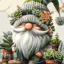 Easy Paint by Numbers Kit for Adults Beginner, Gnome Adult Paint by Number Kits on Canvas, DIY Painting with Numbers for Adults, Acrylic Simple Oil Paint by Number Kits for Home Wall Decor 16x20 In