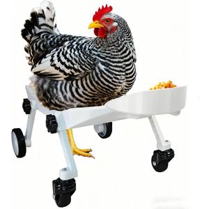 Adjustable Small-Scale Pet Chicken Wheelchair - Small Pet Poultry Mobility Aid Cart, Adjustable Size for Comfortable Use, Supports Injured/Disabled Poultry to Move Freely