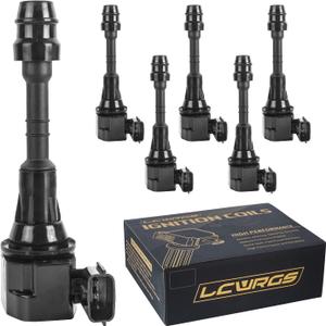 Set of 6 Ignition Coil Pack Fits for 2003 2004 2005 2006 2007 2008 Nissan 350Z Infiniti FX35 G35 M35 V6 3.5 Coil Packs Replaces# UF401, 22448AL61C