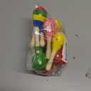 Mydio 12 Pack 4.5" Wooden Fiesta Maracas Assorted Color and Design,Pack of 12