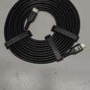 Highwings Long HDMI Cable 15 FT, 4K 8K 10K HDMI 2.1 Cord Ultra High Speed [in-Wall CL3 Rated, 8K@60Hz 4K@120Hz Video 48Gbps], Fit, Durable, Flexible, eARC, HDCP, Compatible for Ethernet SoundBar (Black)