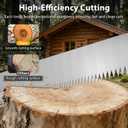 4' Two Man Crosscut Saw, High-Efficiency Cutting, Fit for Felling Wet Logs, Dry Logs, Trees