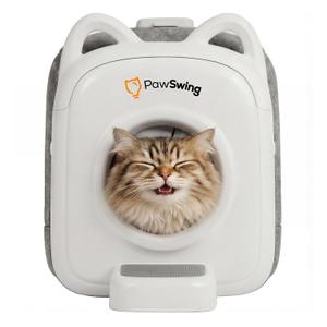Pro Cat Self Groomer with Treat Dispenser and Tracking Sensor
Cat Self Grooming House: Mimics Cat's Tongue, Smart Snack Feeder, Pull-out Hair Bin, for Cautious Cats, Large & Heavy Cats
