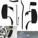 Forward Controls Kit Floorboard Pegs Levers Linkage Set Fit for Harley Dyna Street Bob FXDB Super Glide Custom FXDC Wide Glide FXDWG Low Rider FXDL Fat Bob FXDF 2006-2017
