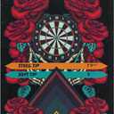 Pig Home Solutions Color Burst Design Self-Sticking Dart Mat