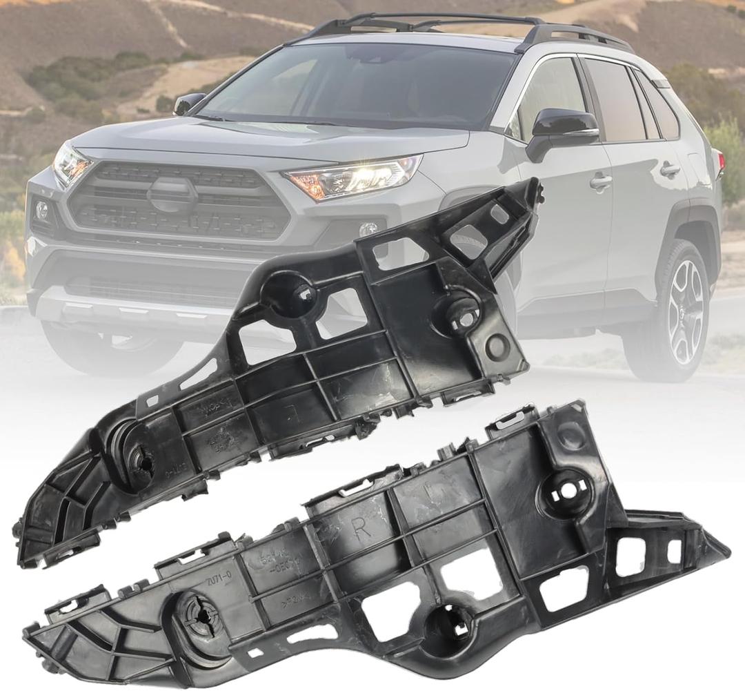 Havgufil Front Bumper Bracket for Toyota Highlander 2014 2015 2016 2017 2018 2019 Left Driver & Right Passenger Side 521460E060 521450E060, TO1043124 TO1042124