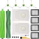 Replacement Parts Accessories for iRobot Roomba i7 i7+ j7 j7+ j8+ i1 i2 i3 i3+ i4 i4+ i6 i6+ i8 i8+ /Plus E5 E6 E7 Vacuum Cleaner, Multi-Surface Rubber Brushes Vacuum Filters Vacuum Bags Side Brushes