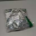 MASCOMODA Womens V Neck Floral Long Sleeve Tops 2025 Summer Casual Loose Puff Sleeve Chiffon Boho Work Blouse Dressy T Shirts (Small, Floral Grass Green)