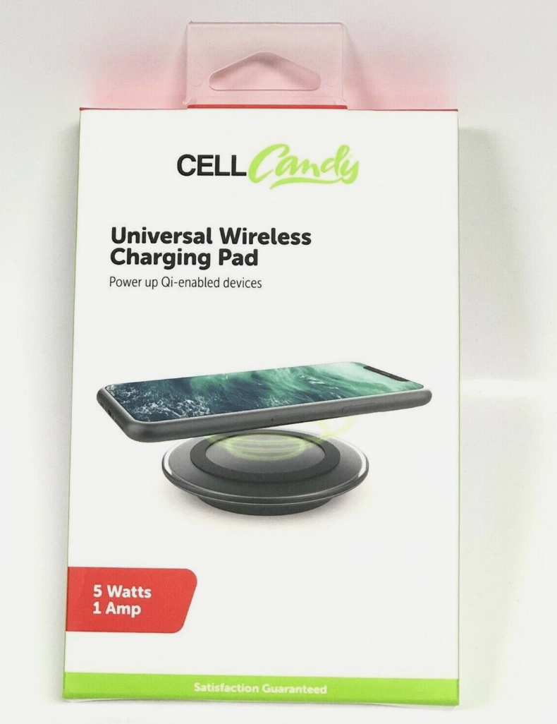 Cell Candy Universal Wireless Charging Pad for Qi-enabled Devices 5W 1A New