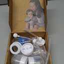 Hands-Free Baby Bottle - Anti-Colic Nursing System 4 oz Baby Bottle with Fast Flow Nipple/Teat 3m+ with Tube Straw Feeding System for Toddler (2 Bottles - Blue)