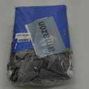 MIULEE 2 Panels Velvet Curtains Solid Soft Grommet Grey Curtains Blackout Thermal Insulated Soundproof Room Darkening Curtains/Drapes/Panels for Living Room Bedroom 52 x 90 Inch