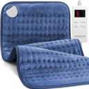 Blue Heating Pad Perfect Christmas, Mothers Day & Birthday Gifts for Women, Mom, Grandma, Soothing Electric Heat Wrap, Cozy Stocking Stuffer & White Elephant Gift