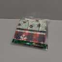 Artoid Mode Buffalo Plaid Snowflakes Christmas Table Runner, Seasonal Winter Kitchen Dining Table Decoration for Home Party Decor 13x90 Inch (Red)