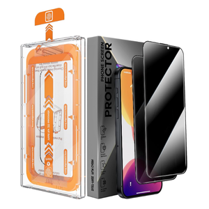 X-it 2 Packs Privacy Screen Protector for iPhone 15 6.1-inch - [Auto-Dust Removal] 9H+ Tempered Glass [10X Military Protection], Bubble Free, Case Friendly