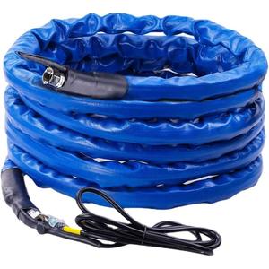 YUEWO Heated Water Hose for RV, Heated Drinking Water Hose with Thermostat 1/2" Inner Diameter -45F Temperature Resistance for Camper Garden Truck (50FT)