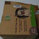 GREENER WALKER Tie Handles Poo Bags for Dog Waste, 600 Doggy Waste Bags Extra Thick Strong 100% Leak-Proof (Brown)