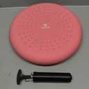 Tumaz Wobble Cushion - Wiggle Seat to Improve Sitting Posture & Stay Focused for Sensory Kids, Balance Disc to Relief Back Pain & Core Strength & Flexible Seating [Extra Thick, Pump Included] (10. Pink)