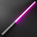 Outlander Saber Set, Removable Blade Hilt Cosplay Prop, Motion Control for Turn on/Off The Blade, 16 Sound Fonts Support Dueling,3 Modes Lighting Effects: (Steady/Flicker/Pulse) (Silver)