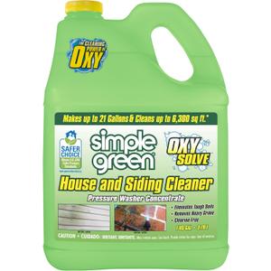 Oxy Solve House and Siding Pressure Washer Cleaner - Removes Stains from Mold & Mildew on Vinyl, Aluminum, Wood, Brick, Stucco - Concentrate 1 Gal.