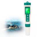 5in1 PH Water Tester, Digital pH Meter for Water, EC and TDS Meter with PH TDS EC ORP Temp Water Quality Tester for Hydroponics Plant Swimming Pool Aquarium Drinking Water Testing Kit PPM EC Tester