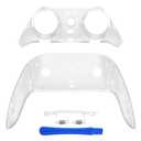 eXtremeRate Top Bottom Decorative Trim Shell Compatible with p s 5 Edge Controller DIY Replacement Front Back Clip Shell, Custom Glow in Dark - Green Plates Cover Compatible with p s 5 Edge Controller