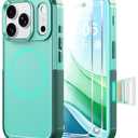 Diverbox Magnetic for iPhone 17 Pro Max Case-(Compatible with MagSafe) Heavy Duty Protection Phone Case with Camera Control Button with Screen Protector Shockproof Drop-Proof 6.9 inch (Teal)