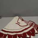 Mr. Pen- Christmas Tree Skirt 48 inches, Sparkling Black Sequin with White Faux Fur Christmas Tree Skirts