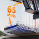 Cordless Vacuum Cleaner, 600W 50KPA 65 Mins Runtime Vacuum Cleaners for Home, Stick Vacuum with Self-Standing, Wall Mount Charging and Intelligent Auto Mode, Handheld Vacuum for Pet Hair/Carpet/Floor