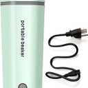 Electric Travel Kettle, Portable Electric Kettle, Mini Hot Water Boiler, Small Travel Tea Kettle Fast Boiling Water, One Cup Hot Water Maker, 350ml-Green