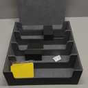 AOBOPLE Trading Card Storage Box,3200+ Card Box Storage with 24 Dividers and 4 Foam Supporters PU Leather Magnetic Cards Deck Case for MTG,TCG, Magic and Sport Cards,Great Gift for Card Collectors (3200+Black Grey)