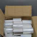 Sherr 20 Pack 5 Inch Stretch Shrink Film Roll Clear Plastic Wrap for Moving Packing with Handle 800 Feet 80 Guage Thick Industrial Self-adhering for Packaging Furniture Luggage Supplies